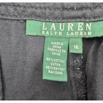 Ralph Lauren Lauren  Black Cargo Pants Cotton‎ Rayon Pockets With Belt Size 16 Photo 3
