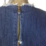 Rachel Roy  Cropped frayed blue denim top Size X-Small Photo 5