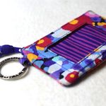 Vera Bradley  Wildflower ID/Coin/Key Petite Fashionable Trendy Wallet Photo 0