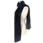 Barefoot Dreams  Cozychic Lite Confetti Scarf Deep Sea Blue Indigo One Size NWT Photo 2