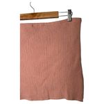 EXPRESS New  Top Womens XL Pink Strapless Knit Ribbed Cami Classic Dressy Cropped Photo 7