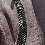 Liz Claiborne 90s Vintage  100% Cotton Beaded Chevron Pattern Neckline Top XL Photo 3