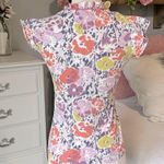 Ric Rac Retro Top Feminine Summer Floral Knit Womens XS Photo 4