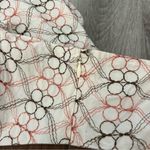 Loft Vintage  Y2K Cotton Tanktop Coastal Beach Babydoll Beaded Tropical Size 12 Photo 4