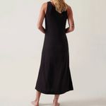 Athleta  Black Well Rested Ribbed Sleep Tank Dress Sz L Photo 7