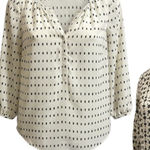 Talbots Women M Blouse Bundle Lot of 2 Long Sleeve Pullover Tops Classic Career Photo 0