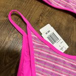 l*space NWT L* Pamela Tommy Bikini Set Sz Large Electric Pink Pique Stripe Photo 8