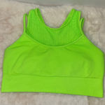 Sofia Vergara Layered Seamless Rib Sports Bra Neon Green Women’s L 12 Photo 0