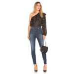 Yumi Kim  Sparks Fly One Shoulder Top in Hot Spot Gold Polka Dot Photo 3