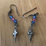 Ballerina Earrings Ballet Handmade Vintage Photo 3