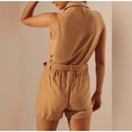 Cloth & Stone  Tan Sleeveless Romper Photo 1