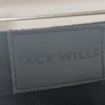 Jack Wills  black denim skirt with full length zipper in size 6 Photo 5