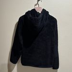 TNA size small Black Plush Hooded Jacket Photo 5
