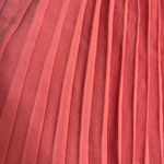 Pleated Coral Skirt Orange Size M Photo 3