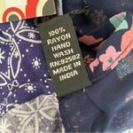 Sacred Threads  NWTs Wisteria Blue Floral Overalls size L/XL Photo 10