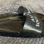 AntiSocialSocialClub Authentic Anti Social Social Club Black Glitter Jelly Slides Size 9 NWOT #3064 Photo 4