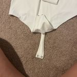 Abercrombie & Fitch  white Ring Detail thong body suit Photo 4