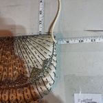 Vintage Magid Women's‎ Silver Beaded Satin Purse Clutch Shoulder Bag White Small Photo 9