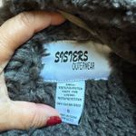 SISTERS Outerwear Faux Shearling Faux Suede Waterfall Front Taupe Brown Jacket S Tan Photo 1