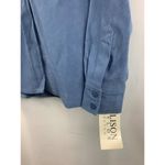 Allison Taylor  VTG Womens Denim Blue Button-Up Shirt S Photo 3