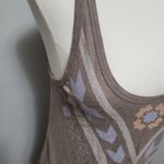 American Eagle  pale brown burnout graphic racerback tank size small Photo 1