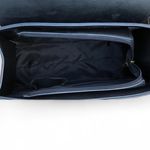 Anthropologie Melie Bianco Black Vegan Leather Briefcase Satchel Shoulder Hand Bag Purse Crossbody Strap Photo 2