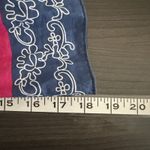 Vtg Babydoll Top Womens S Blue Striped Coquette Y2K Soft Girl Fairy Club Wear Size 4 Photo 7