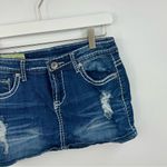 Cambridge  Vintage Y2K Demim Micro Mini Skirt Size Medium Photo 1