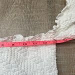 Urban Outfitters  UO Rave Smocked Off-The-Shoulder Top White Medium Boho Western Photo 8