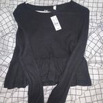 PacSun Ruffle Crop Photo 0