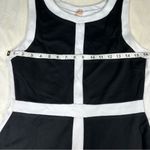 Bailey 44 Black White Trimmed Taxiway Dress Large Bodycon Styling Made In USA Photo 7