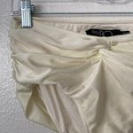 PatBO M Cream High Rise Rouched Bikini Swim Bottoms Size M Photo 5