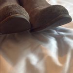 UGG  Brown leather/suede Ankle Booties with Chunky Heel Photo 6