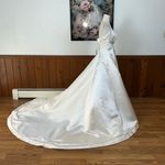 Mon Cheri Stunning New  Silk Halter Wedding Gown! Photo 3