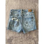 American Eagle  Denim‎ Shorts Distressed Ripped High Waisted Light Wash 4 Photo 4