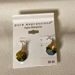 Pure Expressions Green Purple Women's Earrings Photo 0