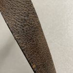 Lauren Ralph Lauren Brown Leather Belt Silver Buckle Distressed Large 1 3/8th" Photo 8