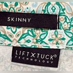 NYDJ Chico’s Cool Control Green Medallion-Print Skinny Ankle Jeans -Sz 14-NWT Photo 4