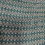 Max Studio  Dress Smocked Top Striped Lined Green Teal‎ Size Medium Shirred Lined Photo 11