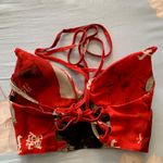 Jenn Lee Red Tie Back Halter Size XS Photo 5