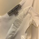 Scalloped White Top Size L Photo 2