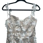 Elliatt NEW NWT  Kore 3D Floral Appliqué Mermaid Maxi Gown White & Beige Photo 4