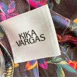 Kika Vargas Florence Dress in Orange Lillies Blue Photo 8