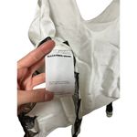 Alexander Wang  White Asymmetrical Tank Top Lace Photo 6