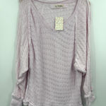 Free People Sweater Womens Thien's Dolman Sleeve Pink V- Neck Size Medium Photo 0