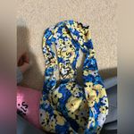 Floral Blue and Yellow Bathing Suit Photo 2