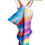 La Blanca  Sunset Shores Multicolor Strappy One Shoulder One Piece Swimsuit 8 Photo 0