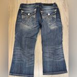 Rock Revival  sora capri crop cropped Women's Blue Jeans denim Photo 1