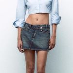 ZARA  Open Back Belted Poplin Shirt Photo 0