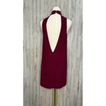 Show Me Your Mumu Women's Choker Shift Dress Burgundy Size Small Casual Photo 2